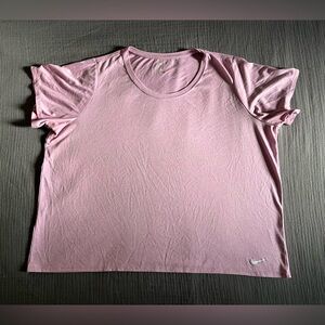 Pink Nike Dri-Fit tee T-shirt short sleeves